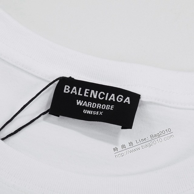 Balenciaga專櫃巴黎世家2023SS新款印花T恤 男女同款 tzy2799